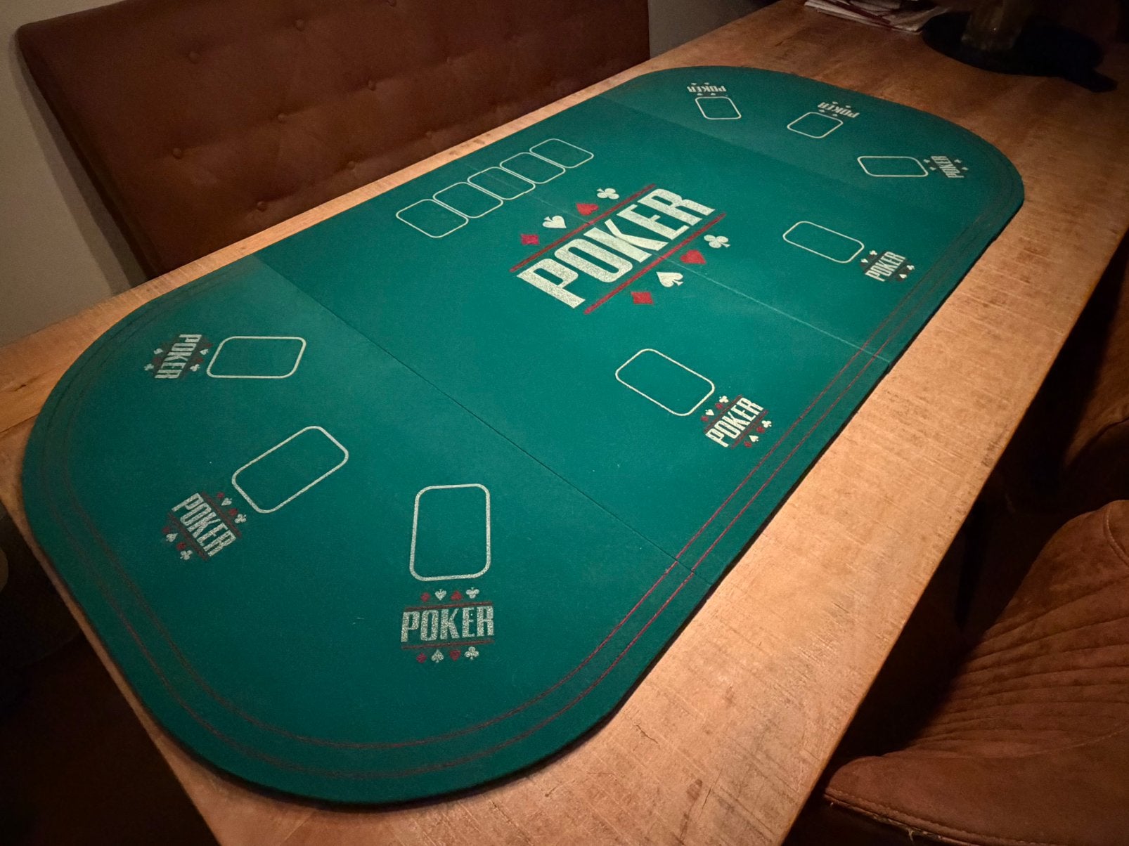 Pokertafel 160x80 met toebehoren, Hobby en Vrije tijd, Ophalen, Zo goed als nieuw