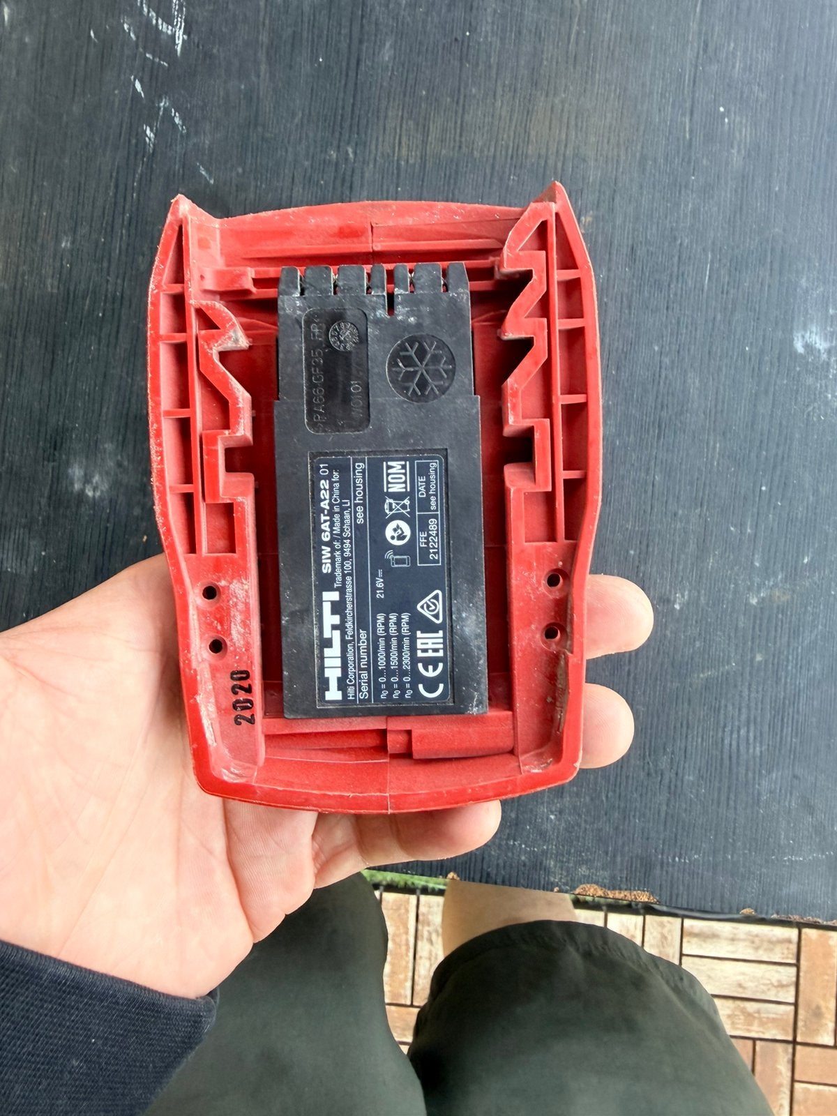 Hilti slagmoersleutel/bouwlamp, Doe-het-zelf en Verbouw, Ophalen of Verzenden, Gebruikt, Overige typen