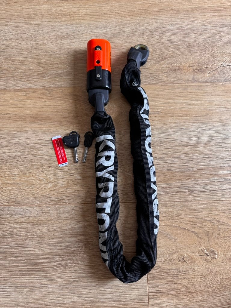 Kryptonite bike lock 90cm, Ophalen, Zo goed als nieuw, Kettingslot