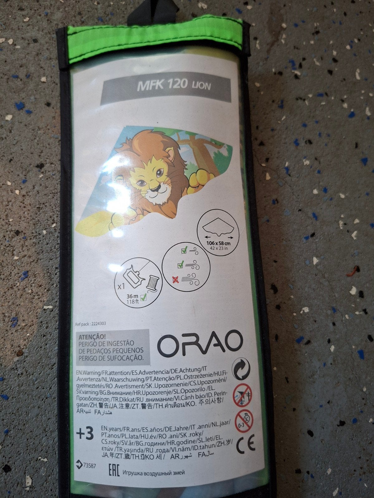 Orao MFK 120 Lion Vlieger voor kinderen, Ophalen of Verzenden, Nieuw