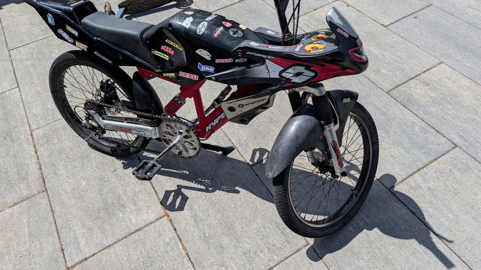 20 inch Crossmotor Fiets - Stoer en Klaar voor Avontuur!, Fietsen en Brommers, Ophalen, Staal, Onbekend, Schijfrem