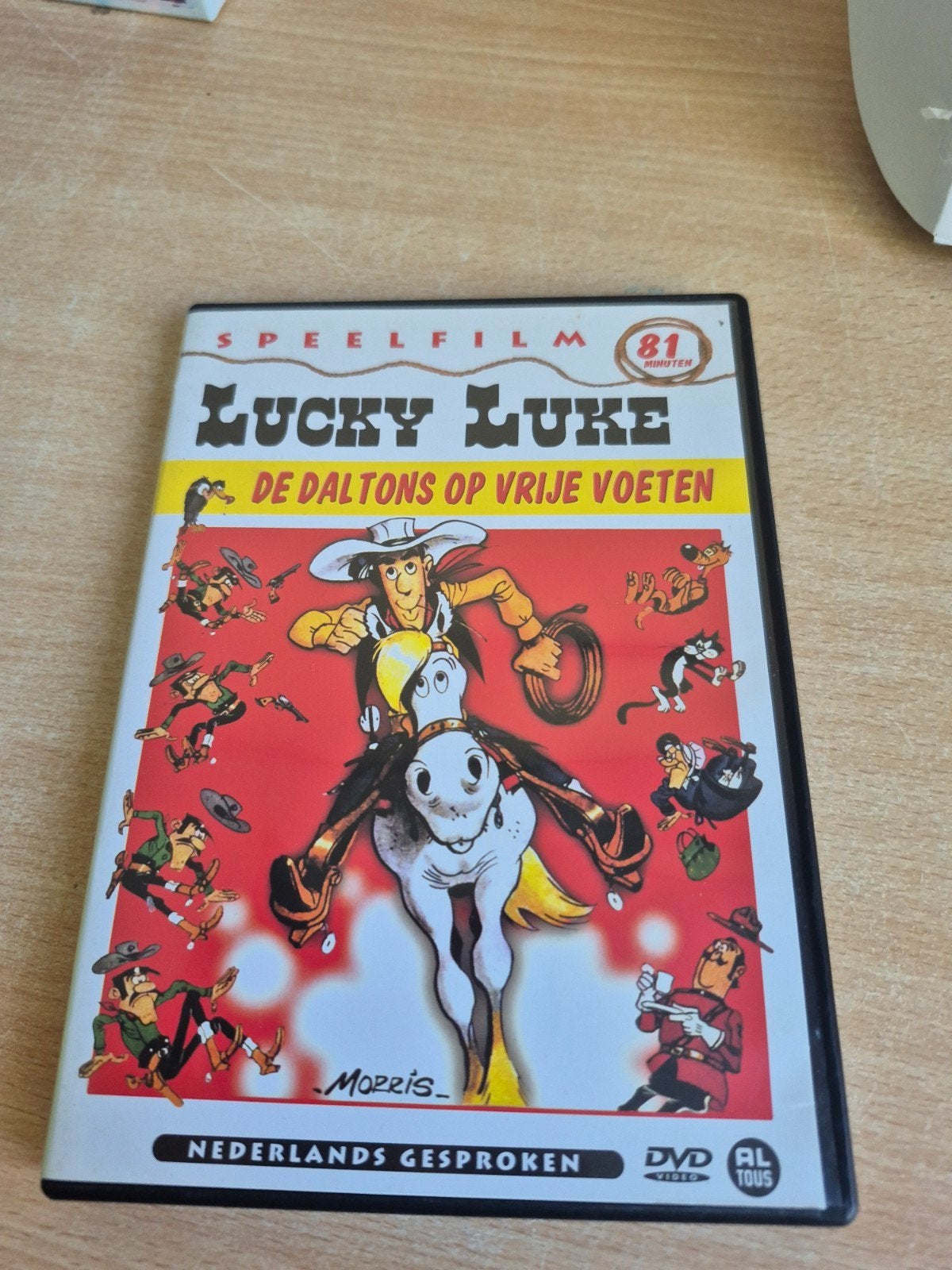 Lucky Luke - De Daltons op vrije voeten (DVD), Europees, Gebruikt, Tekenfilm, Alle leeftijden