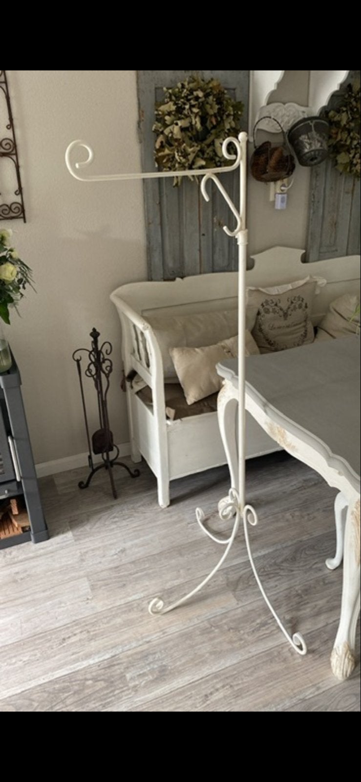 Decoratieve metalen standaard - Shabby Chic, Ophalen, Vintage, Gebruikt, Metaal