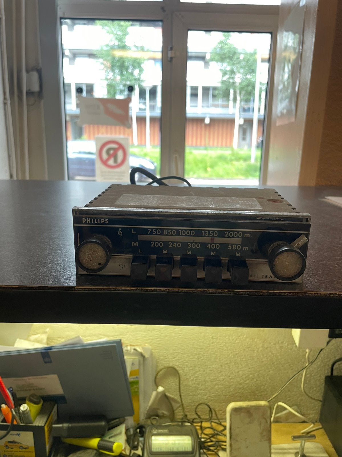 Philips 22 RN 474 oldtimer radio, Auto diversen, Autoradio's, Ophalen of Verzenden, Gebruikt