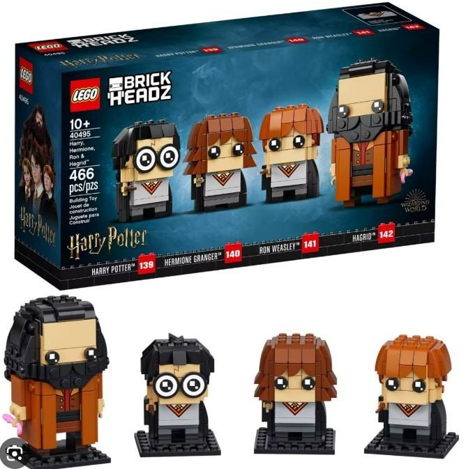 LEGO BrickHeadzTM 40495 Harry, Hermione, Ron & Hagrid NIEUW, Ophalen of Verzenden, Nieuw, Complete set, Lego