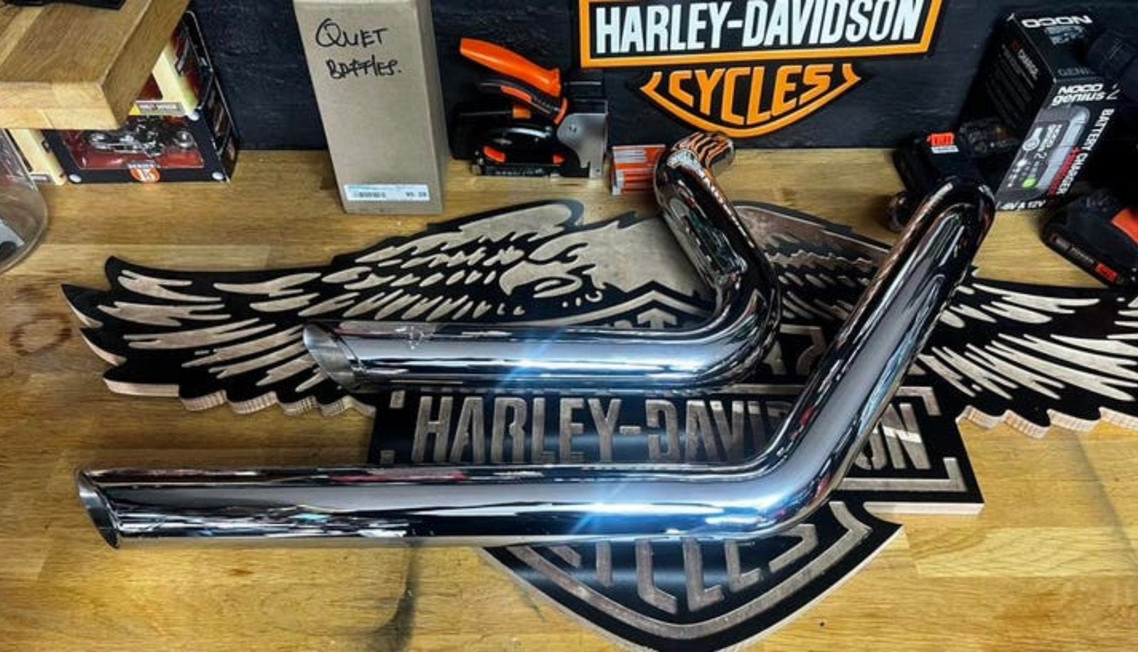Harley Davidson Sportster Vance & Hines short shots, Ophalen of Verzenden