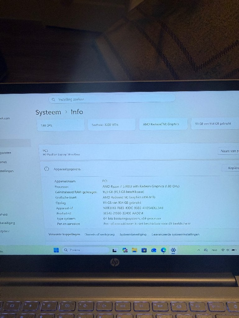 Laptop LET OP GEEN OPLADDER, HDD, 15 inch, Refurbished, Ophalen of Verzenden