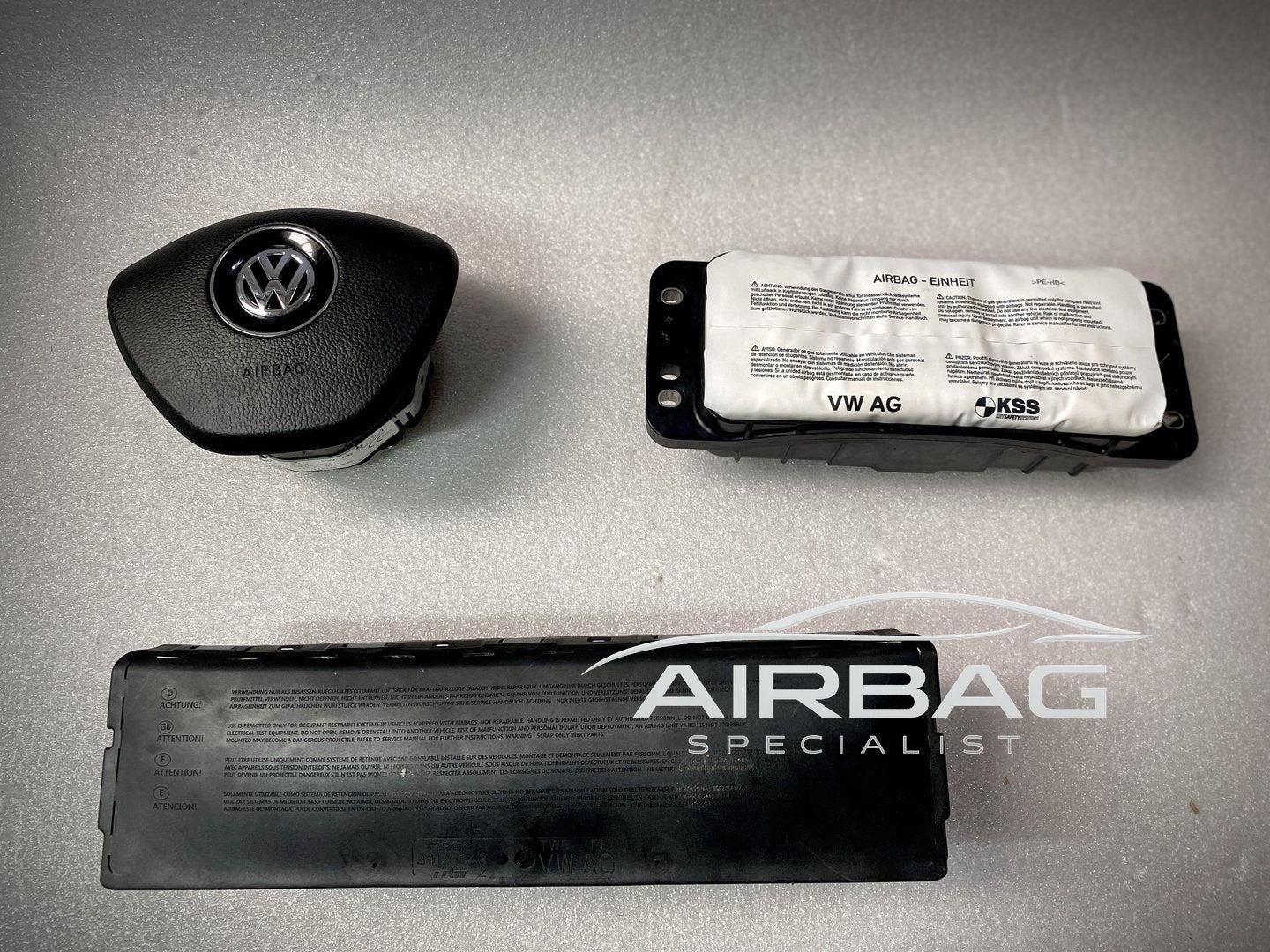 Volkswagen Golf 7 Sportsvan 2013+ airbag set stuur airbag pa, Auto-onderdelen, Gebruikt, -, -, Ophalen of Verzenden
