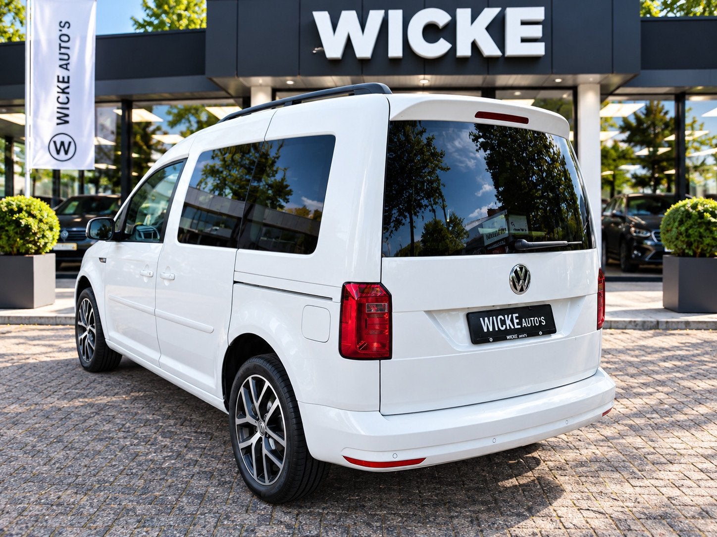 Volkswagen CADDY TSI 5 persoon dubel schuifdeur PDC Clima St, Voorwielaandrijving, Dealer onderhouden, Stof, Gebruikt