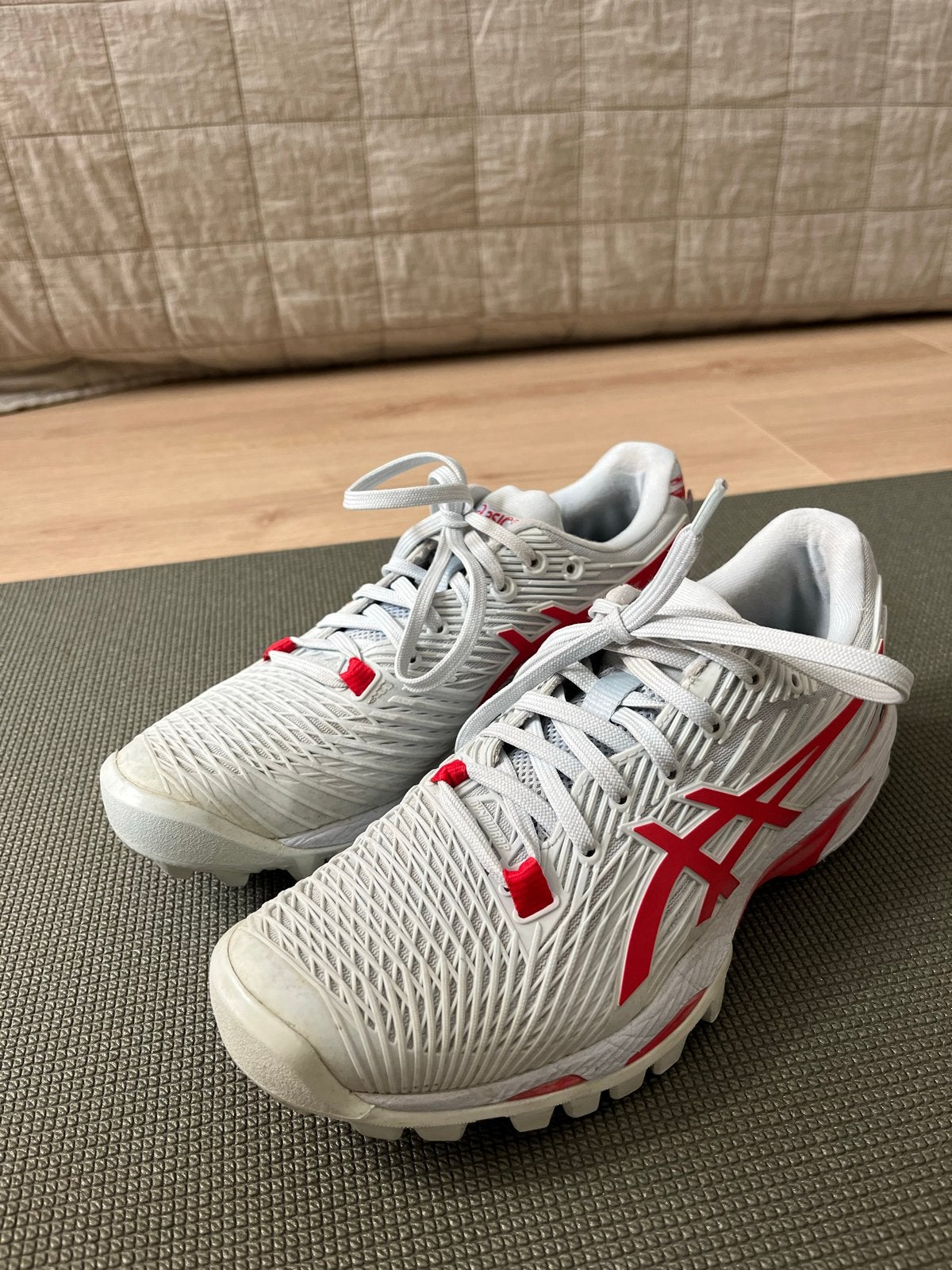 ASICS Field Speed FF Hockeyschoenen Dames - Maat 37 Wit/Rood, Sport en Fitness, Overige Sport en Fitness, Ophalen of Verzenden