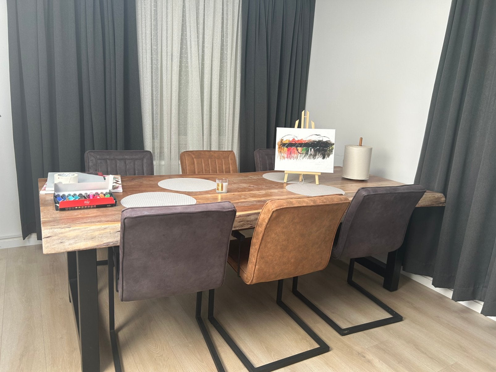 Eettafel 6 personen, Huis en Inrichting, Ophalen