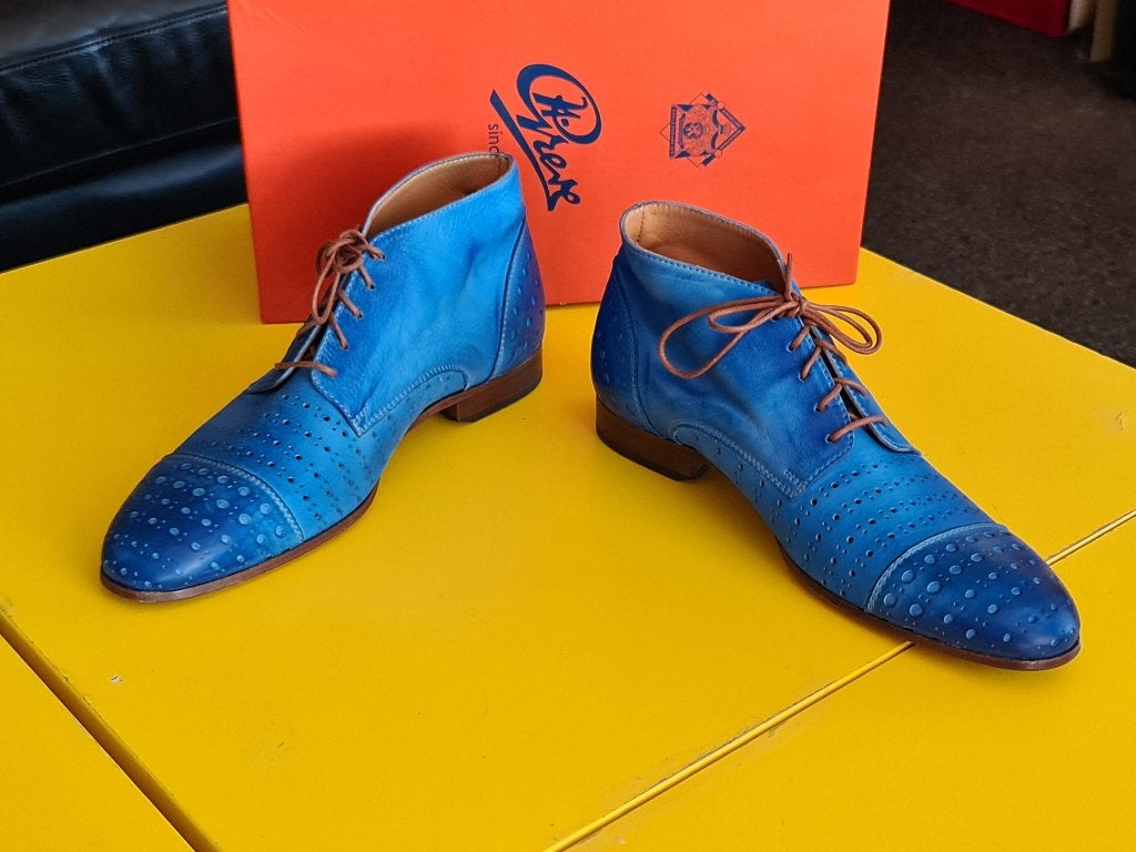 Greve Half hoog schoenen met Blauwe kleur maat 40/5, Kleding | Heren, Nieuw, Greve, Veterschoenen, Verzenden