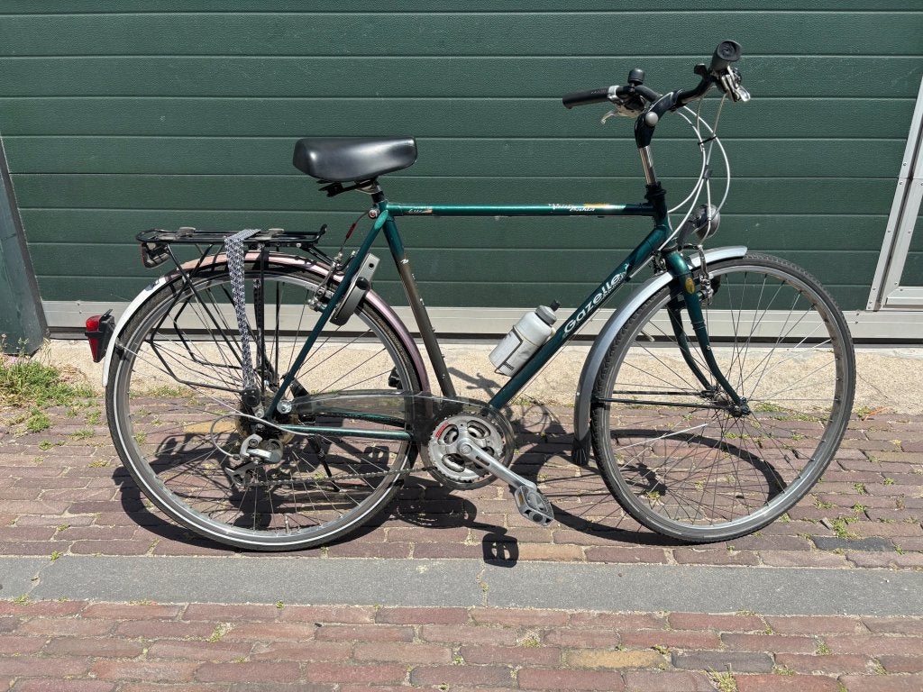 Fietshokje Houtplein: gazelle bahia herenfiets 3x7SPD, Gebruikt, Velgrem, Versnellingen, Niet ingevuld