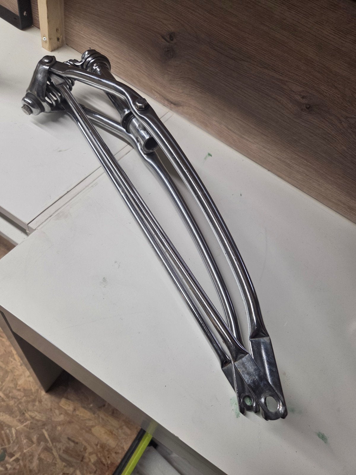 springer voorvork Chrome cruiser fiets 26 inch, Ophalen of Verzenden, Zo goed als nieuw, Voorvork, Staal