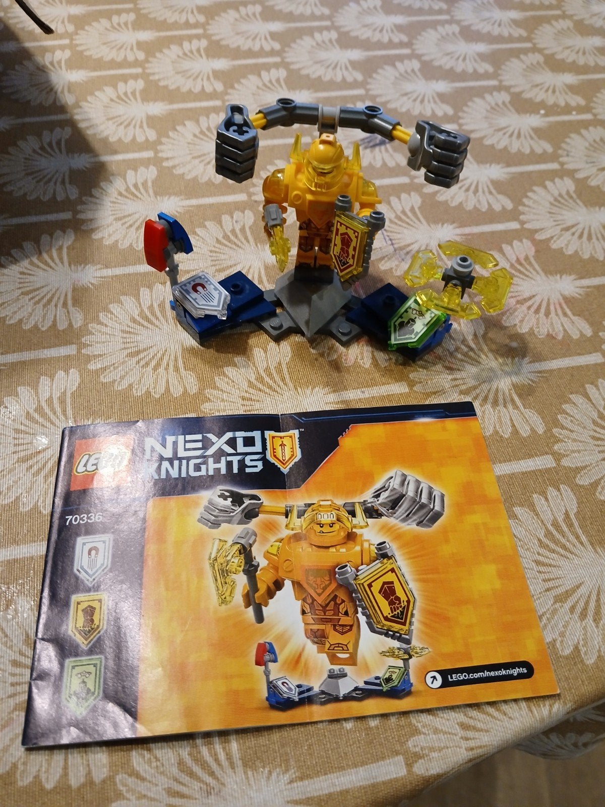 LEGO Nexo Knights 70336 Ultieme Axl met instructies, Gebruikt, Lego, Compleet, Ophalen of Verzenden