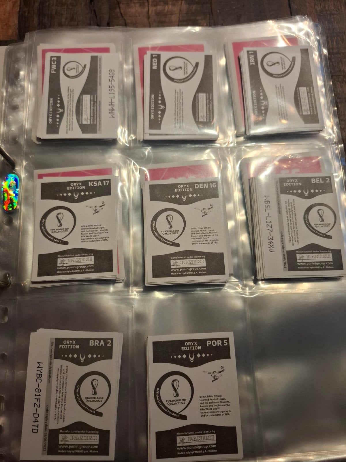 Zeer groot lot stickers Panini/Topps, Ophalen of Verzenden, Zo goed als nieuw, Meerdere stickers