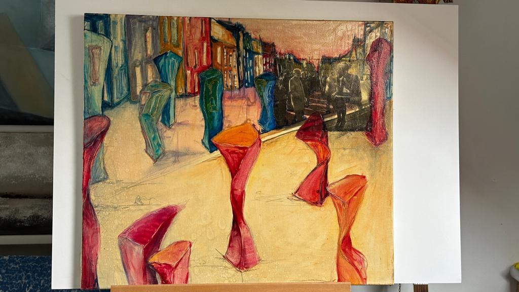 schilderij Pierre Boudet 1915-2010, Ophalen