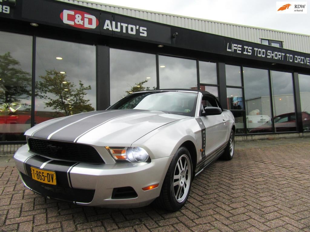 Ford USA Mustang 4.0 2010 UNIEKE SHOWCAR CABRIO FACELIFT, Auto's, Euro 5, Achterwielaandrijving, Gebruikt, Cabriolet