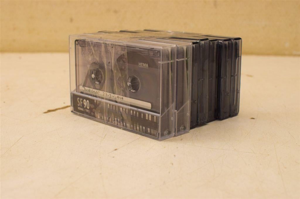 7 stuks Hema cassettebandjes 45141, Ophalen of Verzenden, Gebruikt, Overige genres, 1 bandje