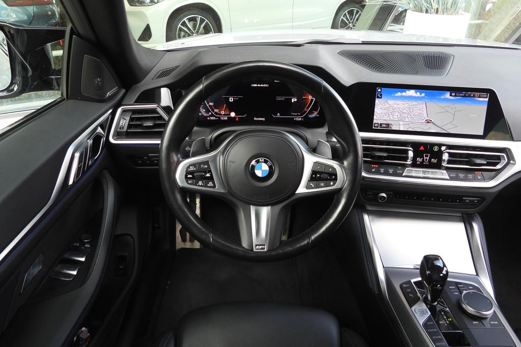 BMW 4 Serie Gran Coupé M440i xDrive High Executive Automaat, Auto's, BMW, 1800 kg, Alcantara, 374 pk, Bedrijf