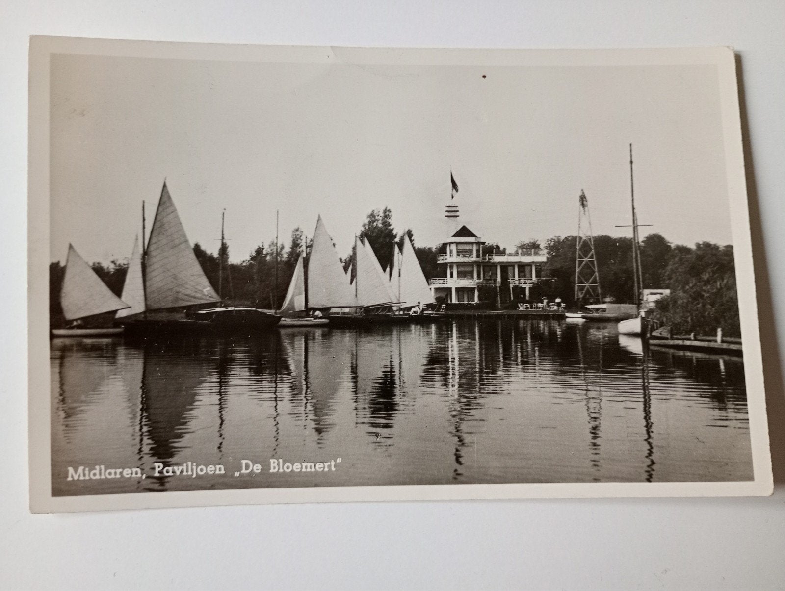 Midlaren Paviljoen De Bloemert, Ophalen of Verzenden, 1940 tot 1960, Gelopen, Drenthe