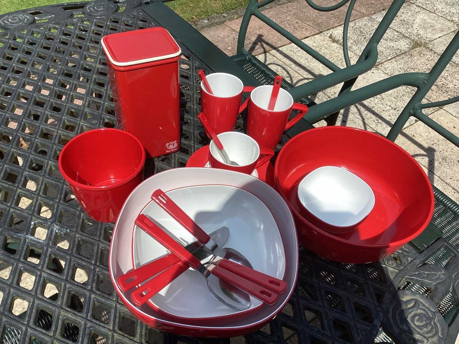 Mepal Rosti Campingset - Servies voor 2 personen, Ophalen of Verzenden, Zo goed als nieuw
