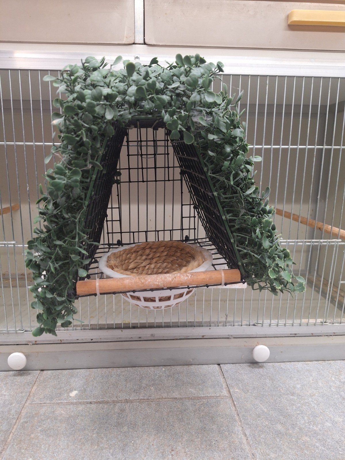 6 nesten vogelkappel, Ophalen of Verzenden, Zo goed als nieuw, Kooi-accessoires
