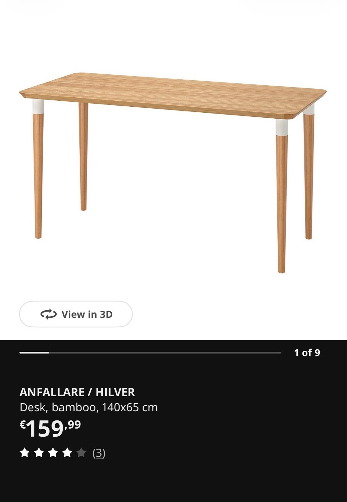 IKEA ANFALLARE / HILVER, Ophalen, Hout, Zo goed als nieuw, IKEA