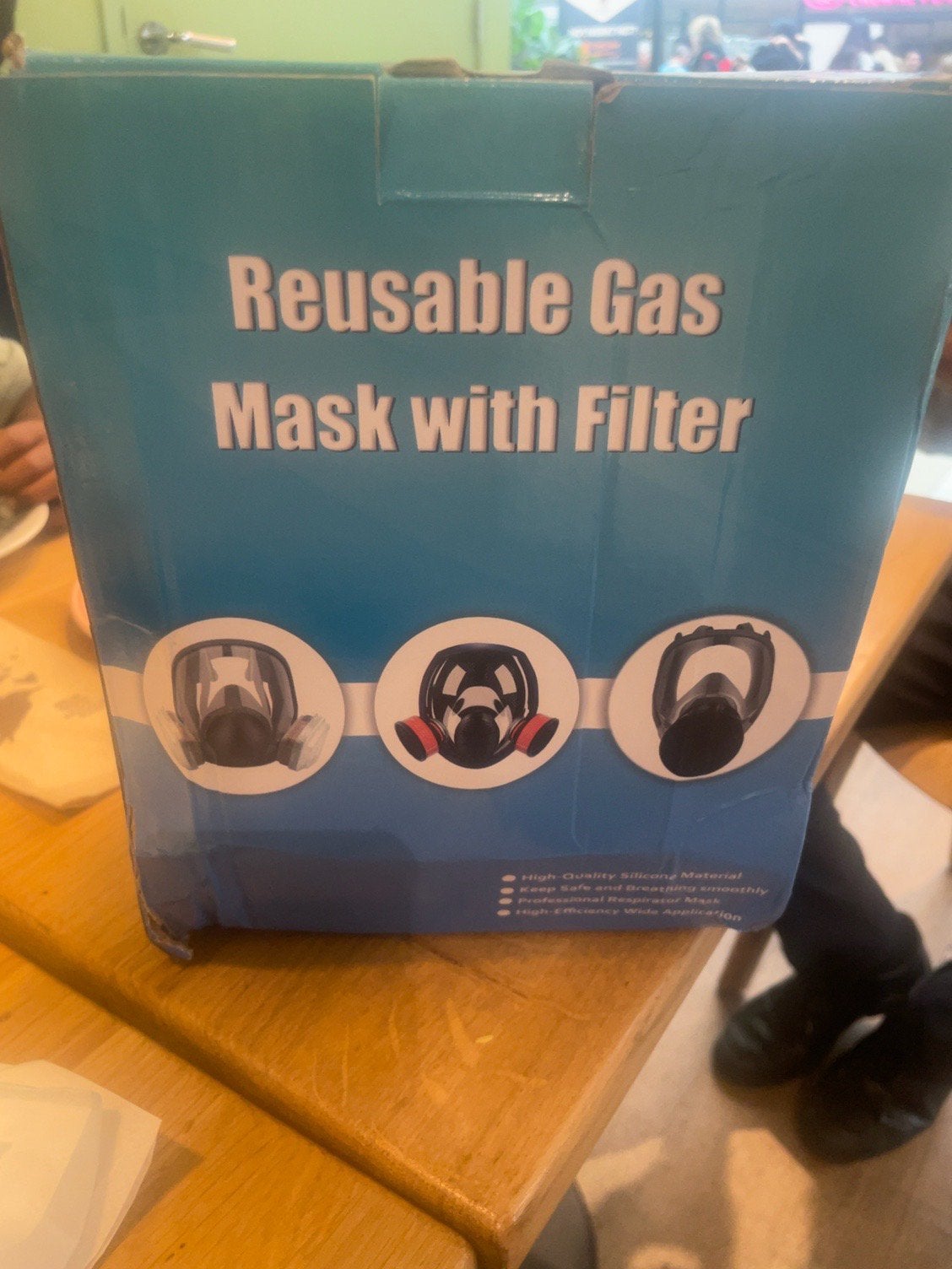 Herbruikbaar ademhalingsmasker met filters, Ophalen of Verzenden, Nieuw