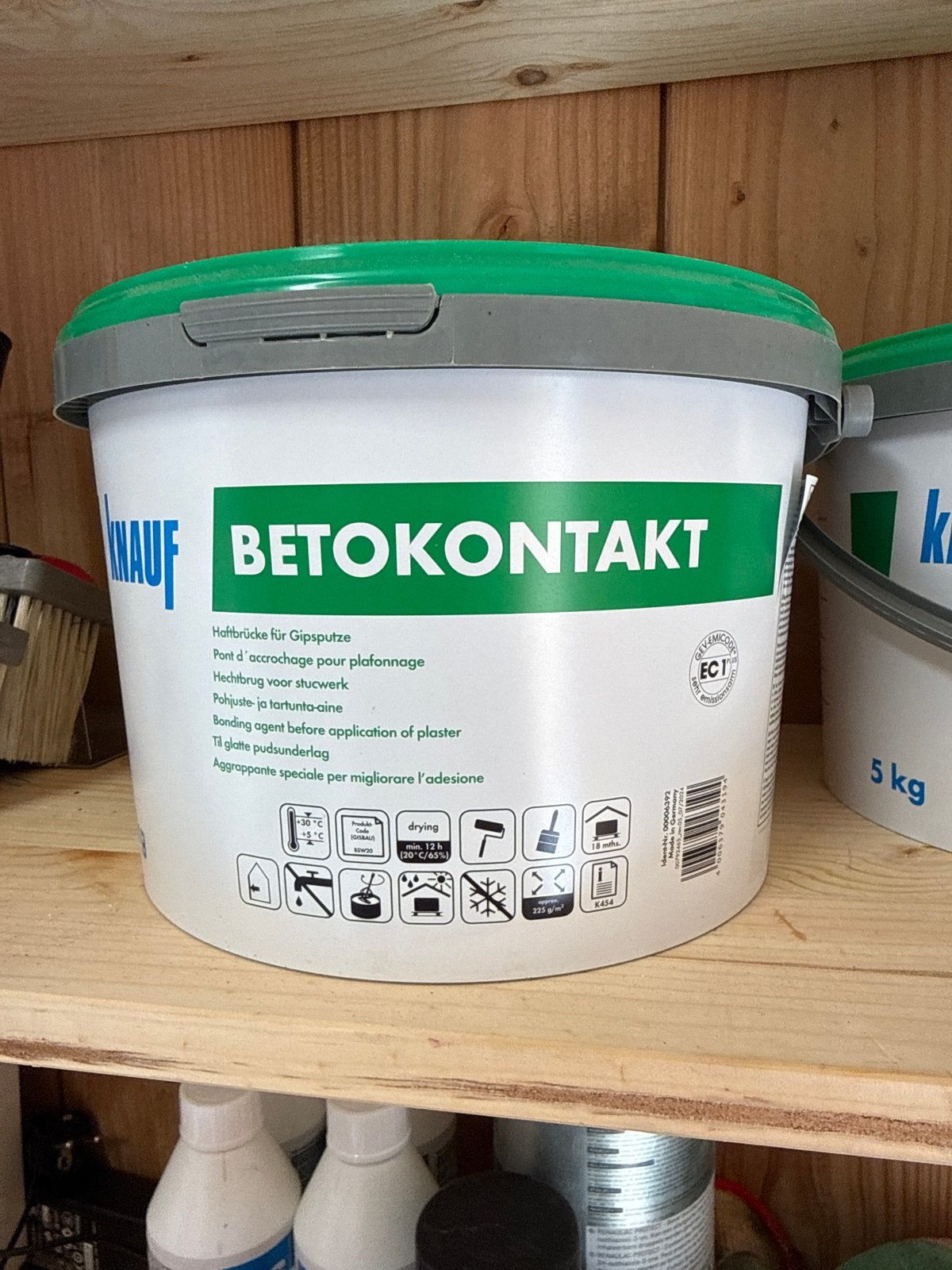 Knauf Betokontakt Hechtbrug voor Stucwerk - 5 kg, Ophalen, Overige kleuren, 5 tot 10 liter, Nieuw