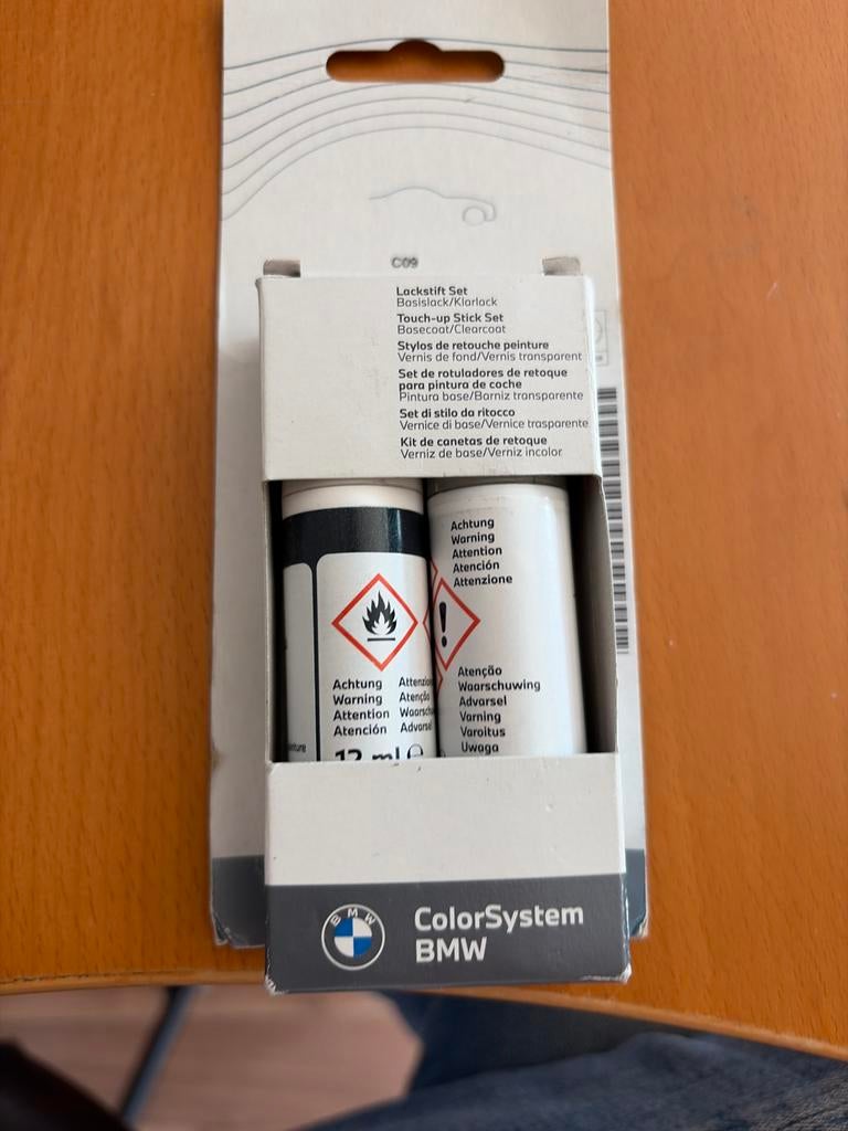 BMW Lakstift Set Atlantikgrau met. C09 - Touch-up Stick Set, Ophalen of Verzenden, Nieuw, BMW