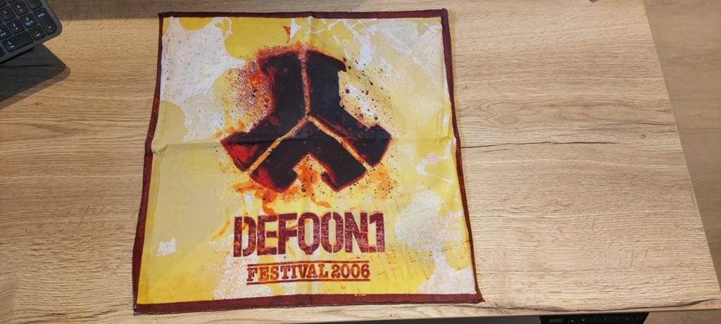 Defqon.1 2006 Officiële merch - Dubbelzijdig Stoffen Banner, Ophalen of Verzenden, Zo goed als nieuw