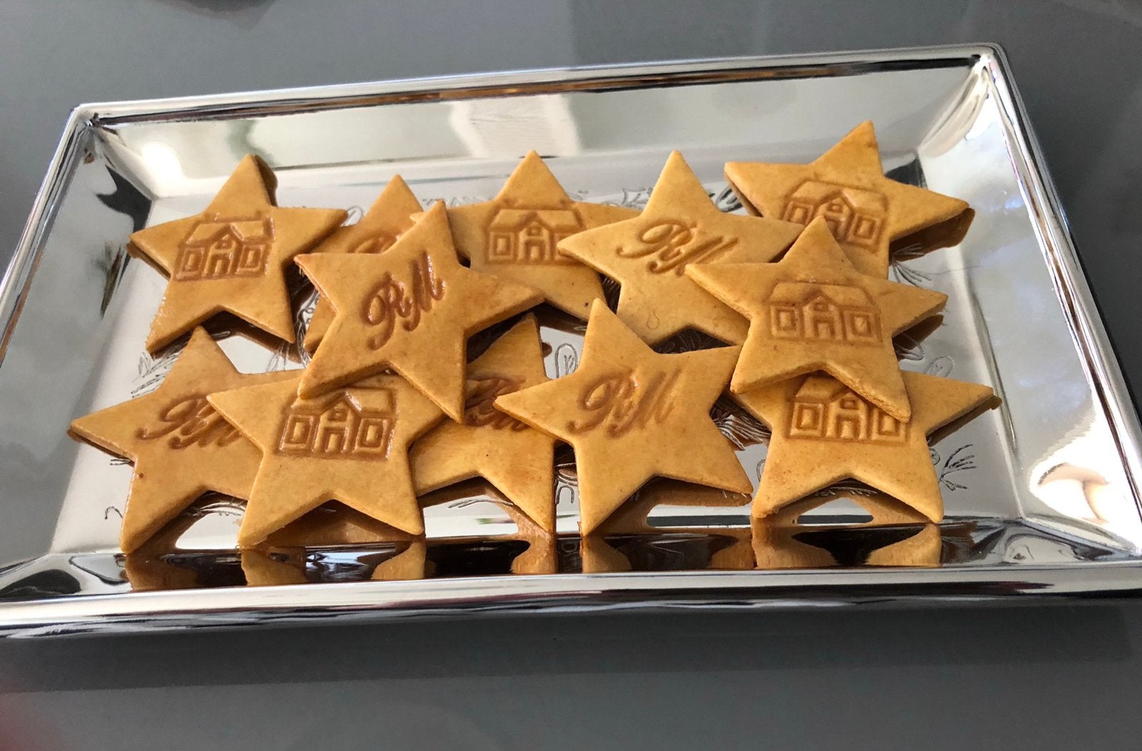Sier koekjes hangers met Rivièra Maison logo., Ophalen, Nieuw