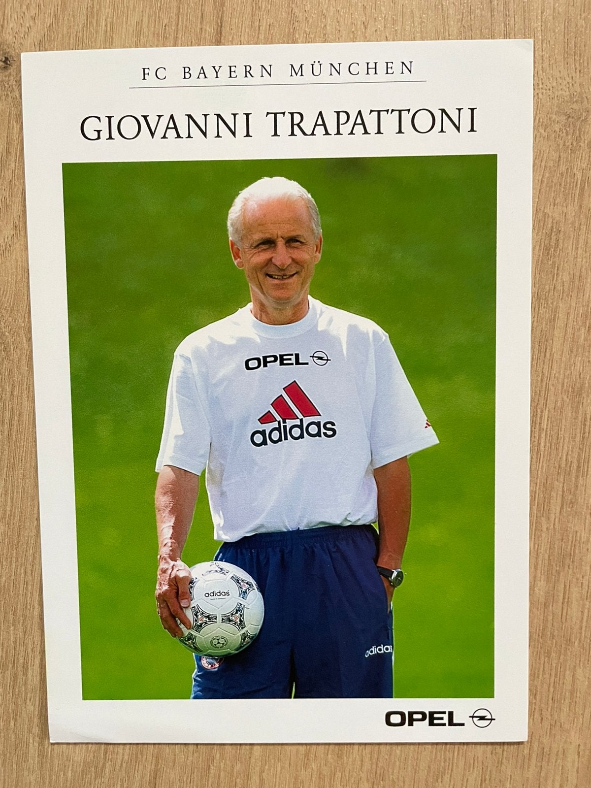 Fotokaart Trapattoni (Bayern München)., Ophalen of Verzenden, Nieuw, Buitenlandse clubs, Spelerskaart