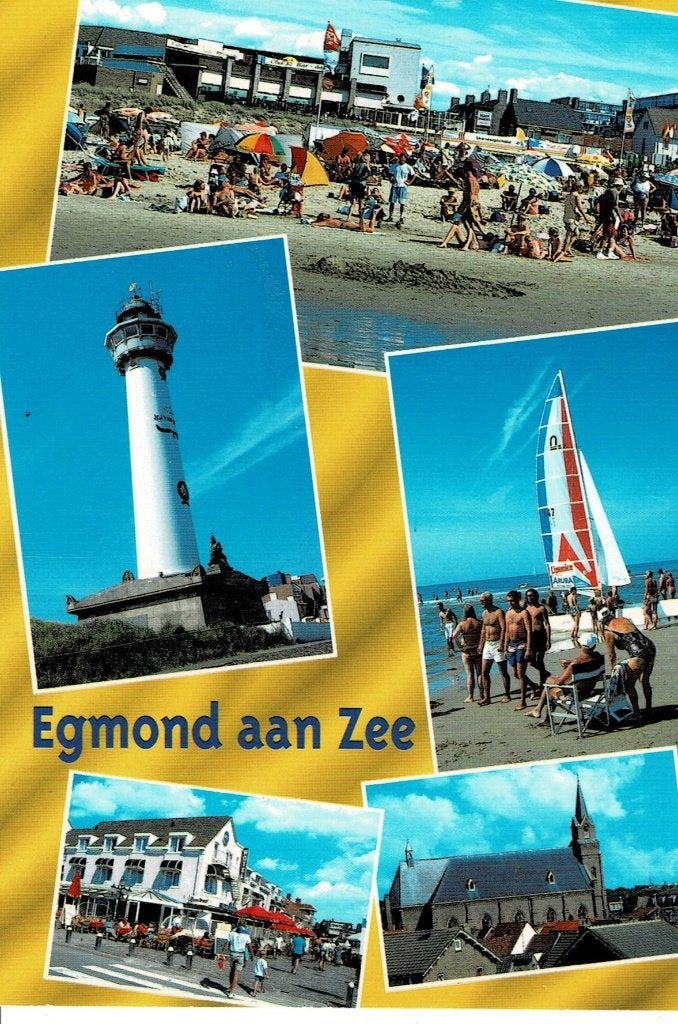 Egmond aan Zee, Ophalen of Verzenden, 1960 tot 1980, Gelopen, Noord-Holland