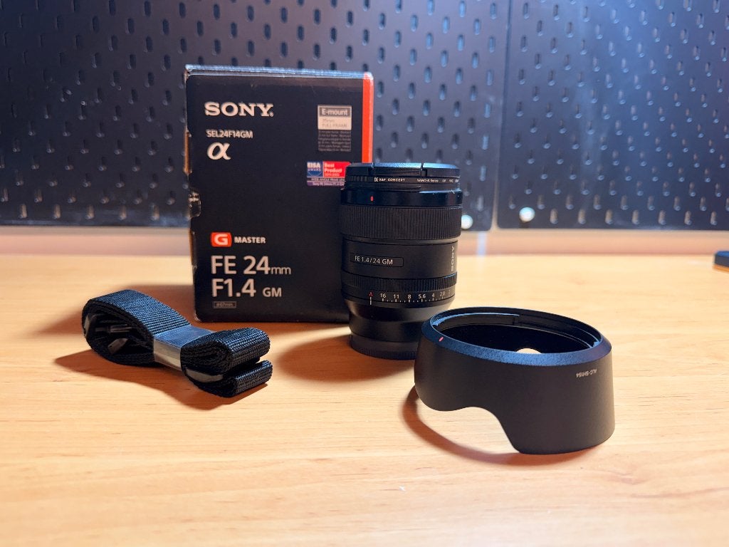 Sony FE 24mm f/1.4 GM, Ophalen, Zo goed als nieuw, Groothoeklens