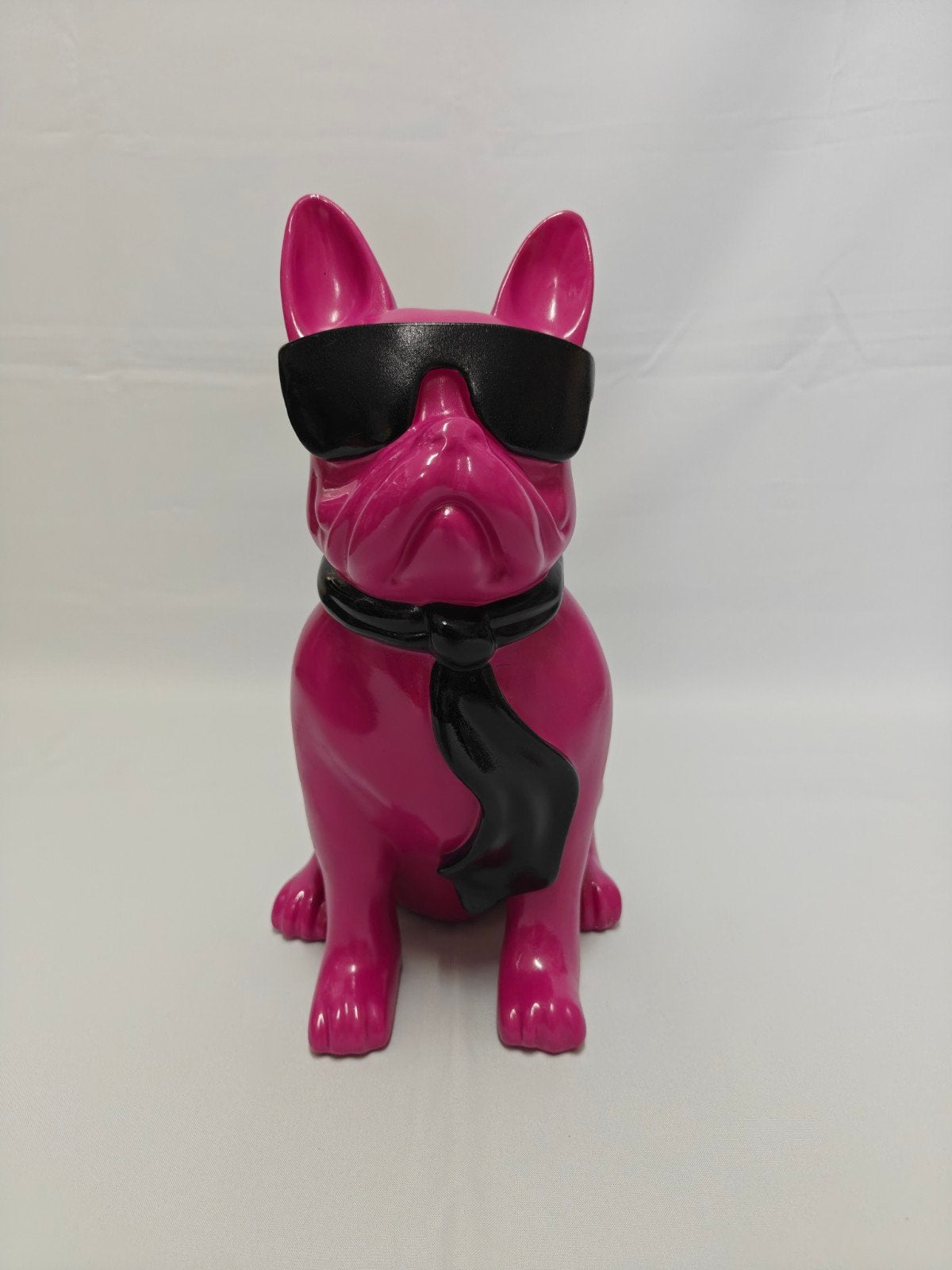 Franse Bulldog roze met zwarte stropdas. Bully, Verzamelen, Ophalen of Verzenden, Nieuw, Dier