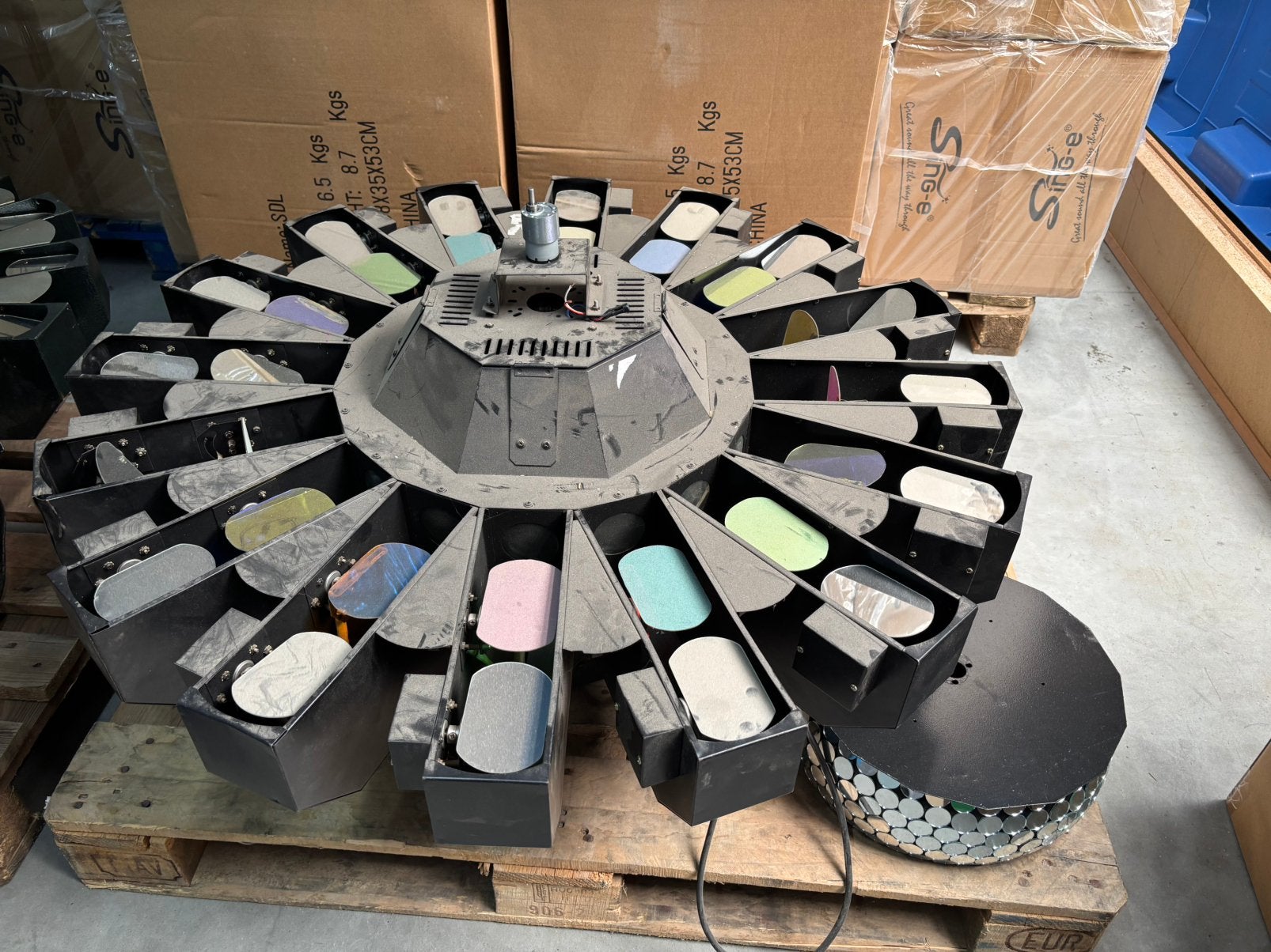 Showtec Vintage center light, Ophalen, Zo goed als nieuw, Licht