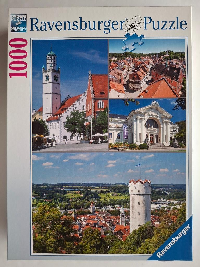Stadsgezicht van Ravensburg!, Ophalen of Verzenden, 500 t/m 1500 stukjes, Zo goed als nieuw, Legpuzzel