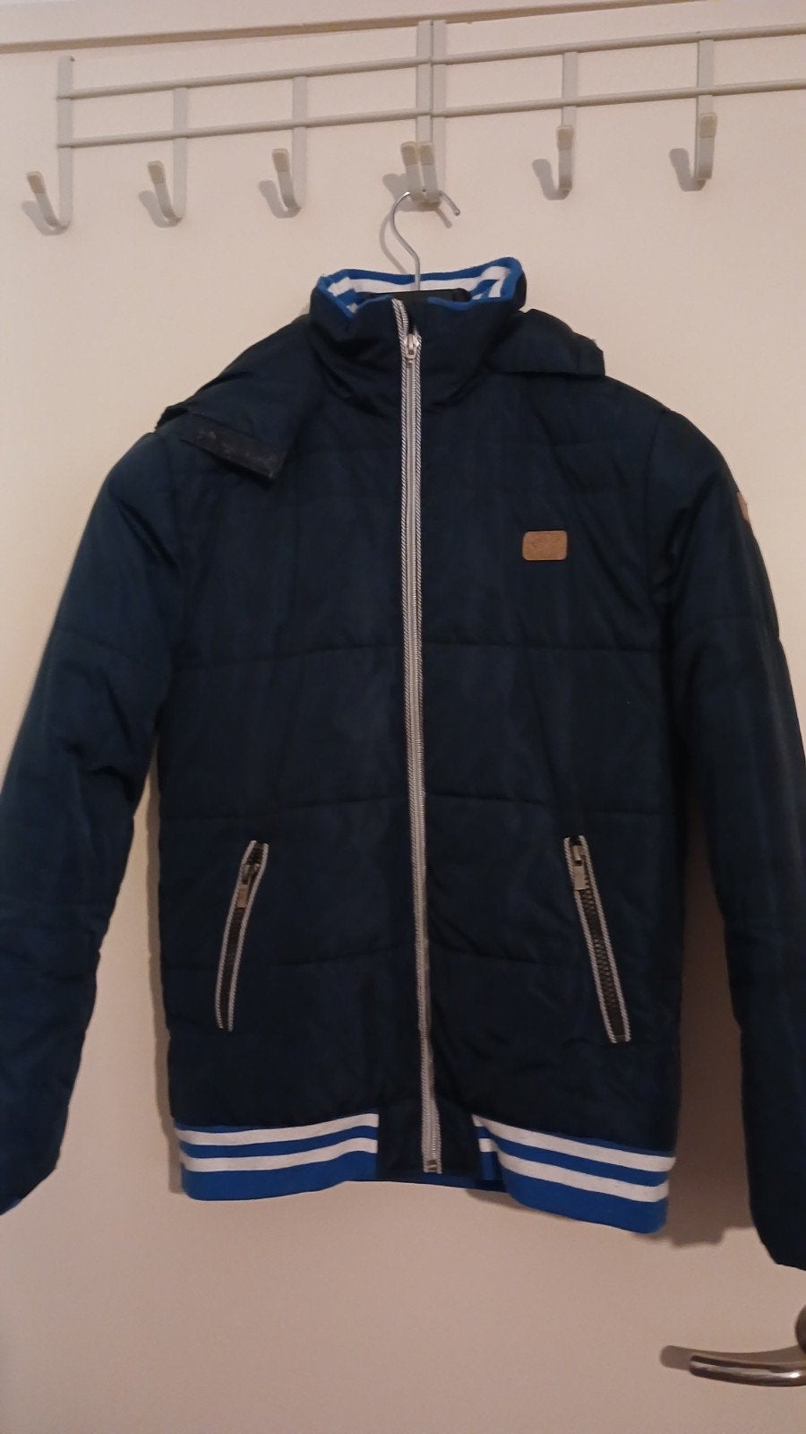 LCEE Stoere Jongens Winterjas / Bomber – Donkerblauw/Blauw, Ophalen of Verzenden, Jongen, Jas