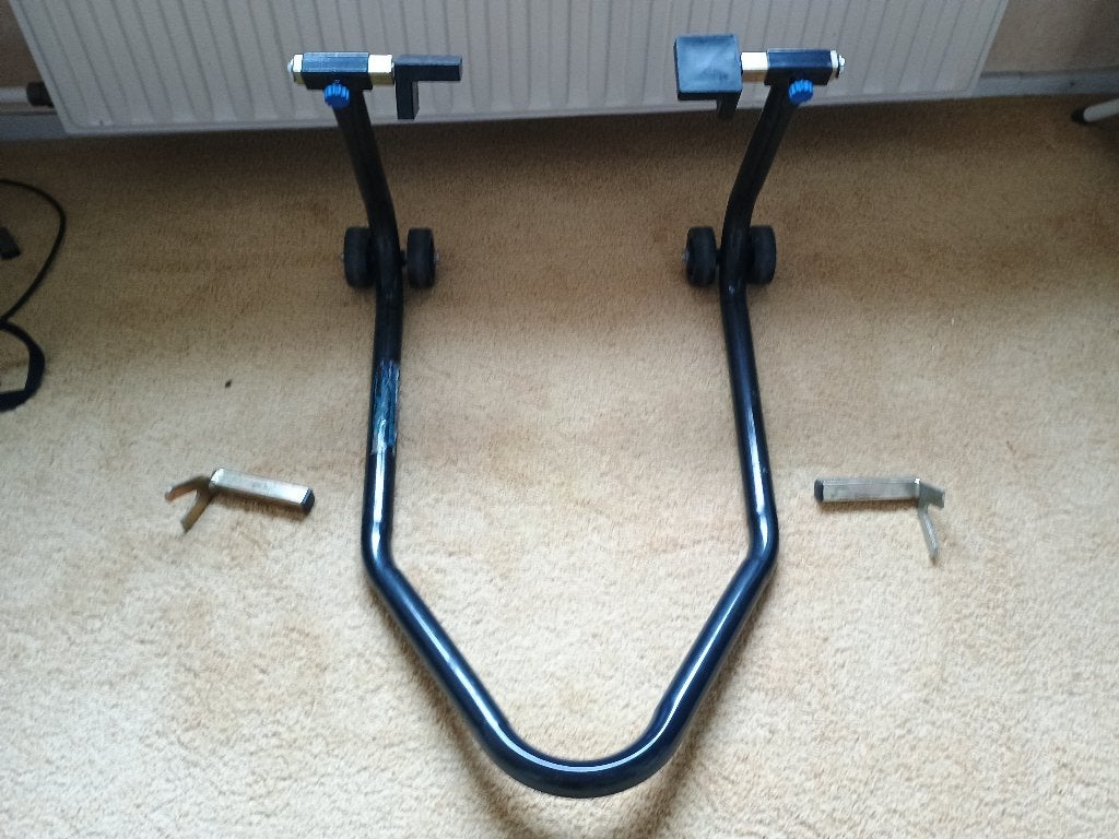 Paddock stand, Ophalen, Gebruikt