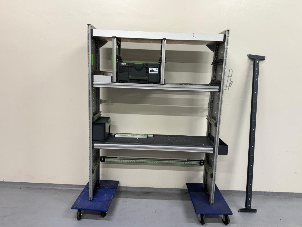 BOTT Inrichting / Werkkoffer / Planken / Vliegtuigrails, Ophalen, Gebruikt