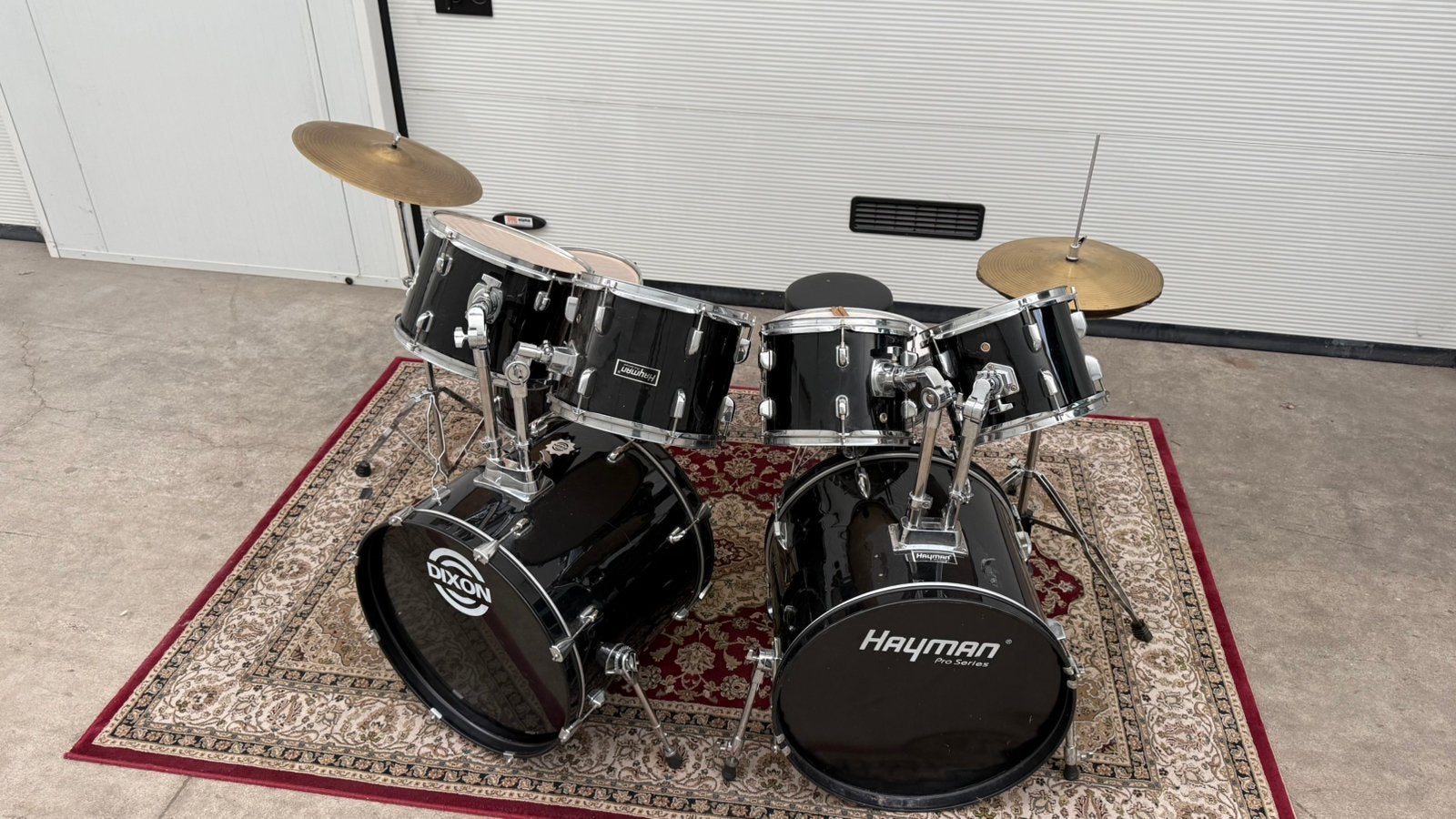 Drumstel | Dubbele Bassdrum, Ophalen, Zo goed als nieuw