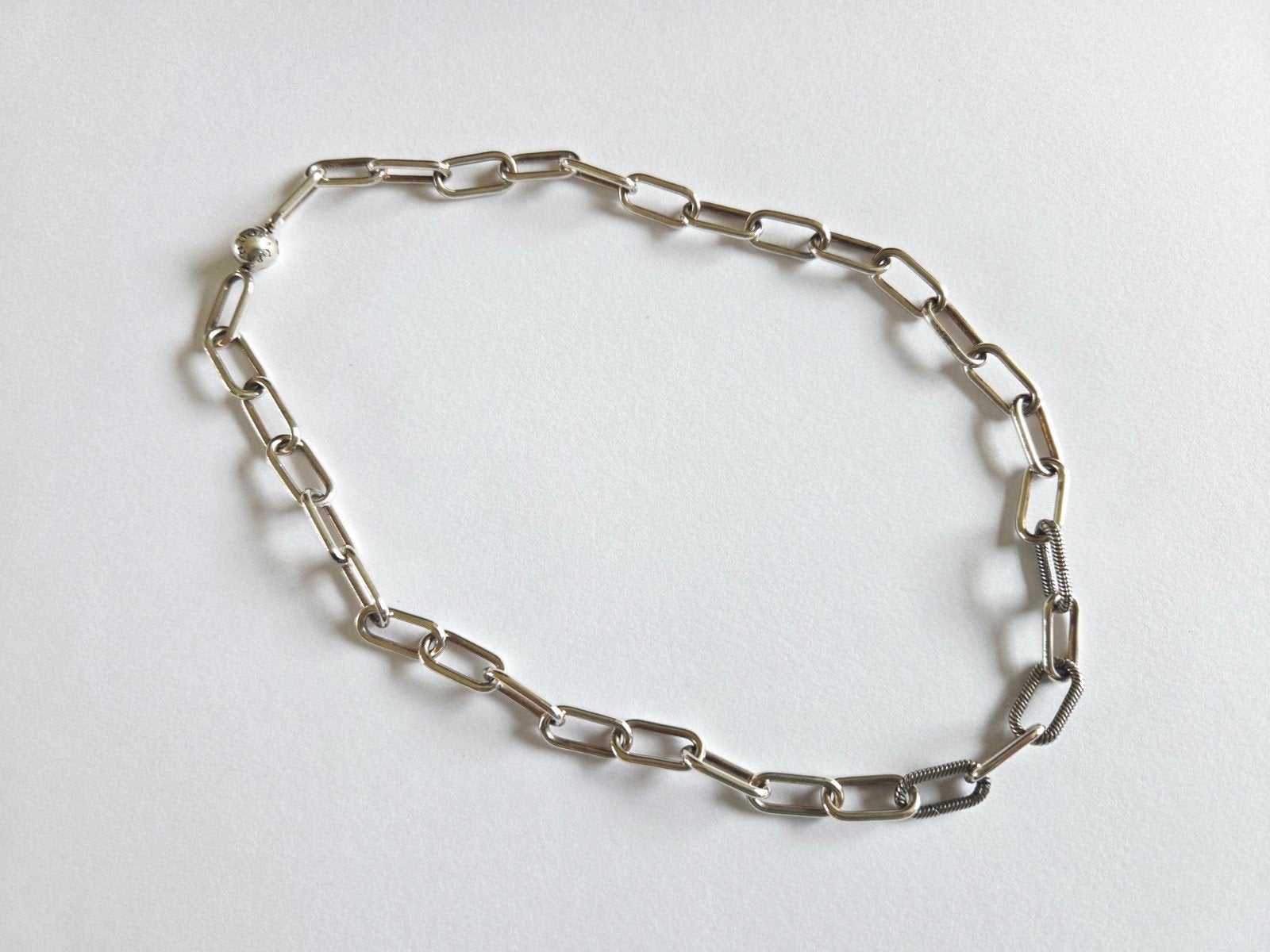 PANDORA ME LINK SCHAKEL KETTING, Ophalen, Zilver