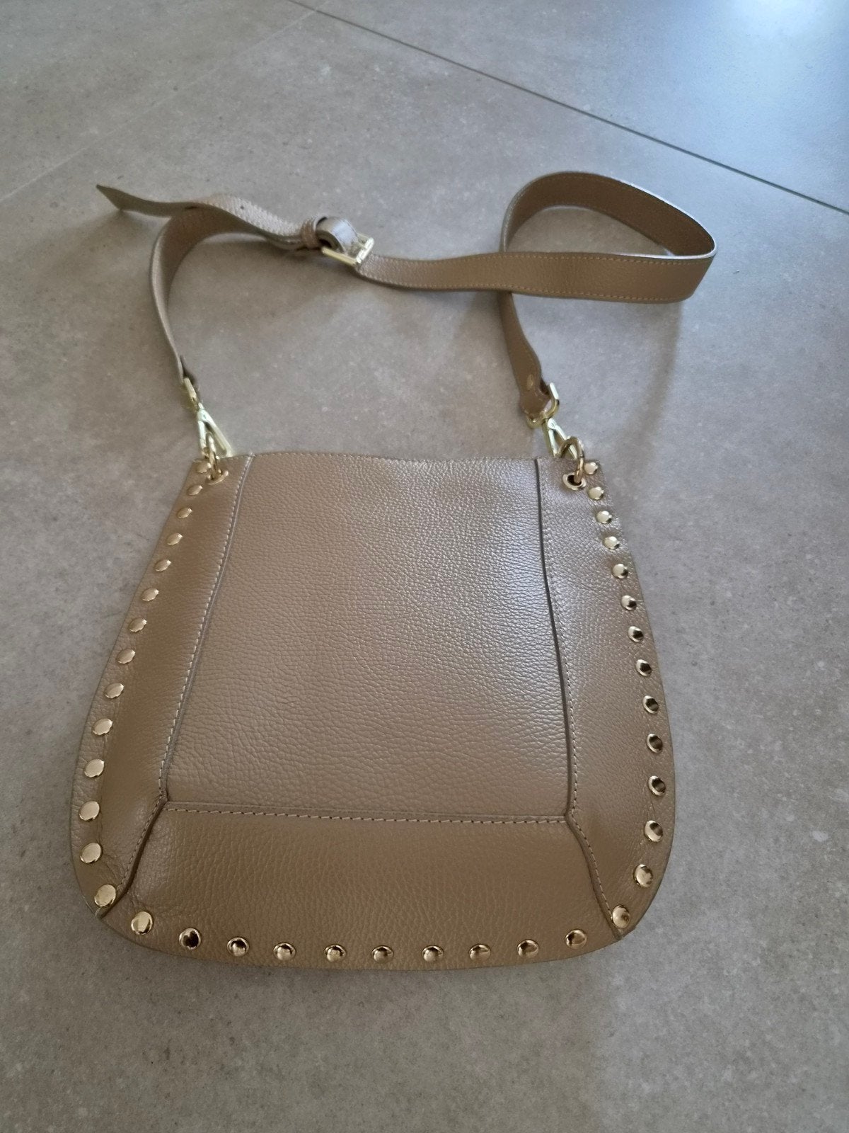 Luxe leren tas, Italiaans!, Ophalen of Verzenden, Zo goed als nieuw, Overige kleuren, Schoudertasje