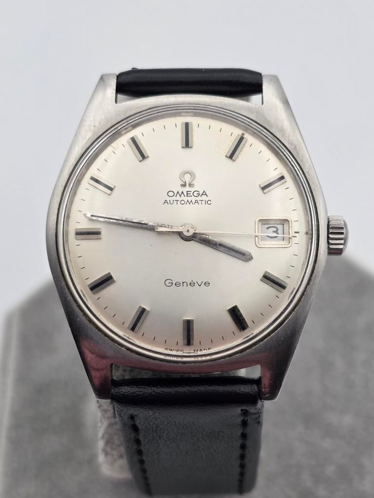 Omega Seamaster/Geneve/Bumper/Classic, Staal, Staal, Polshorloge, Ophalen of Verzenden