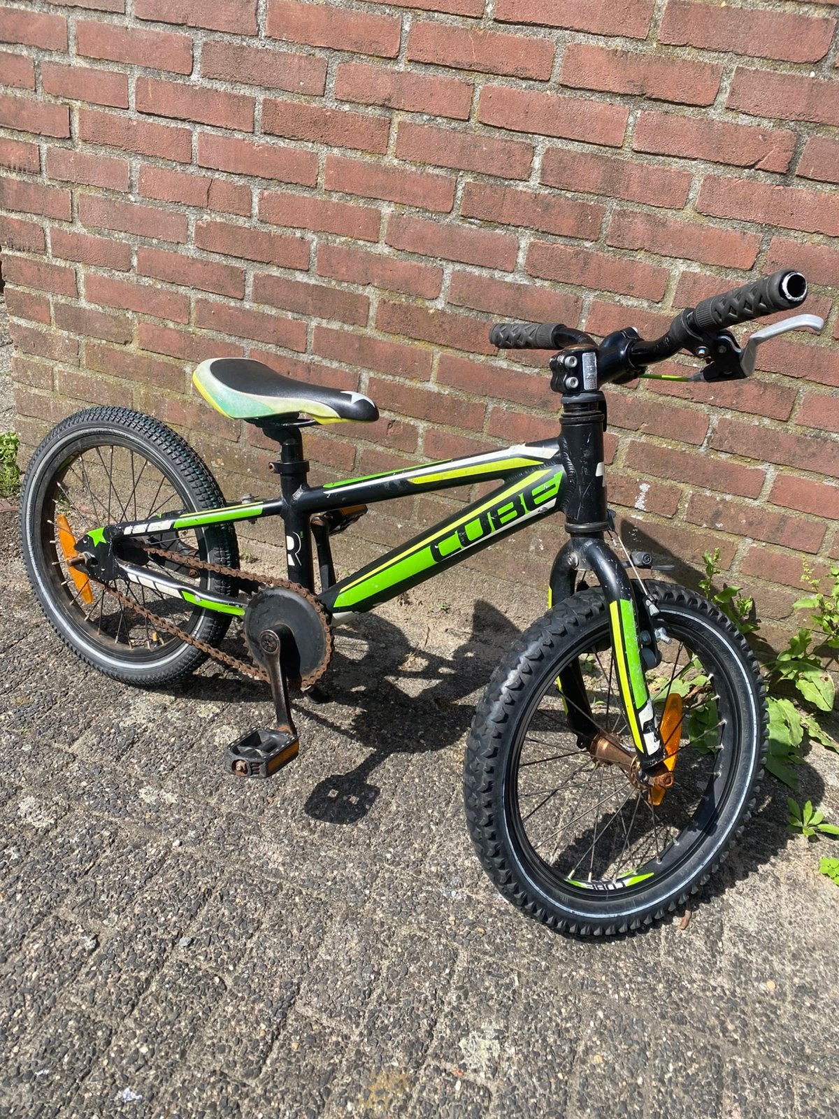 Cube kinderfiets 16 inch, Ophalen, 16 tot 20 inch, Staal, Velgrem