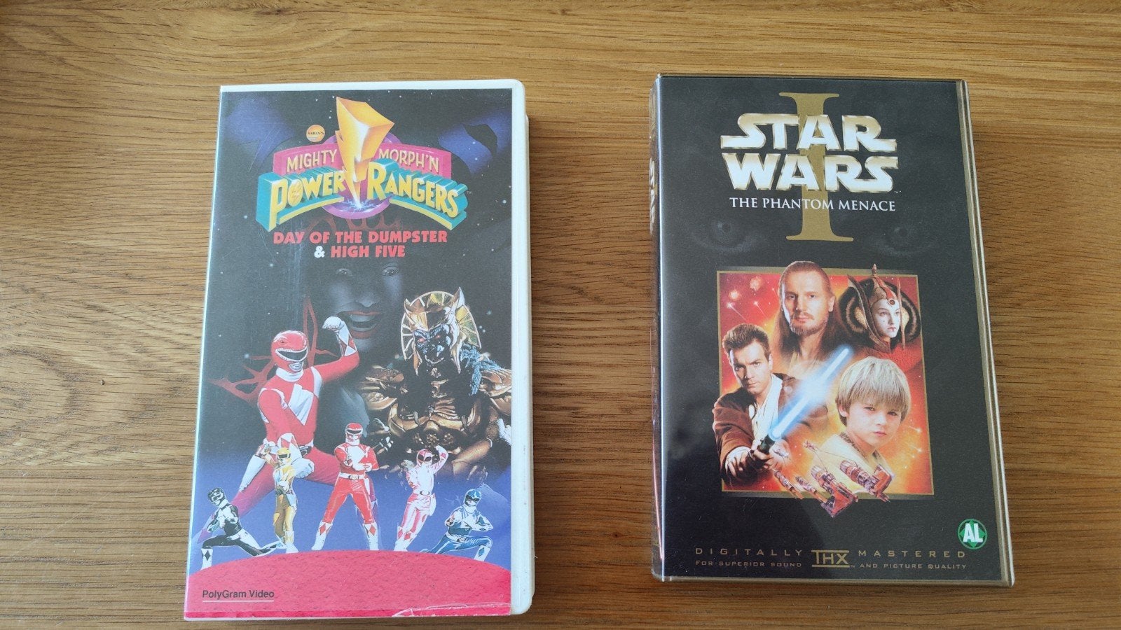 Power Rangers & Star Wars VHS - Klassieke films, Cd's en Dvd's, Alle leeftijden, Ophalen of Verzenden, Actie en Avontuur, VHS