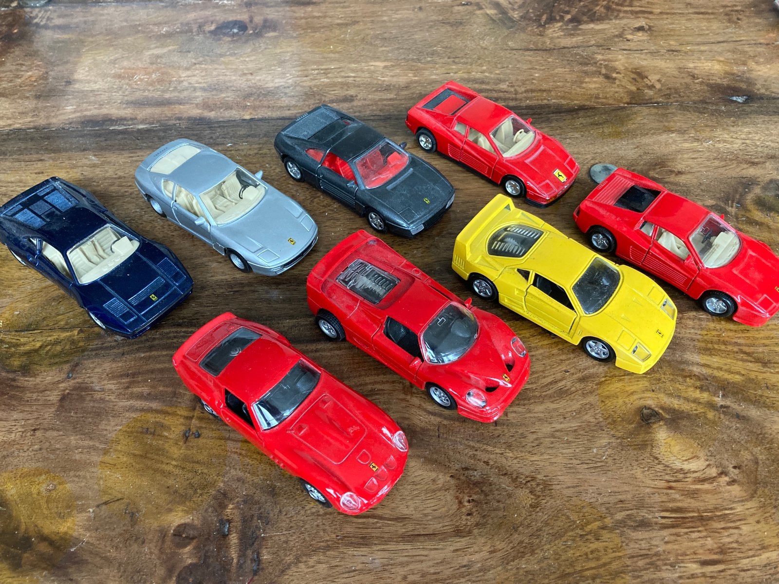 7x Maisto Shell Ferarri 1:36 t/m 1:39, Ophalen of Verzenden, Zo goed als nieuw, Auto, Overige merken