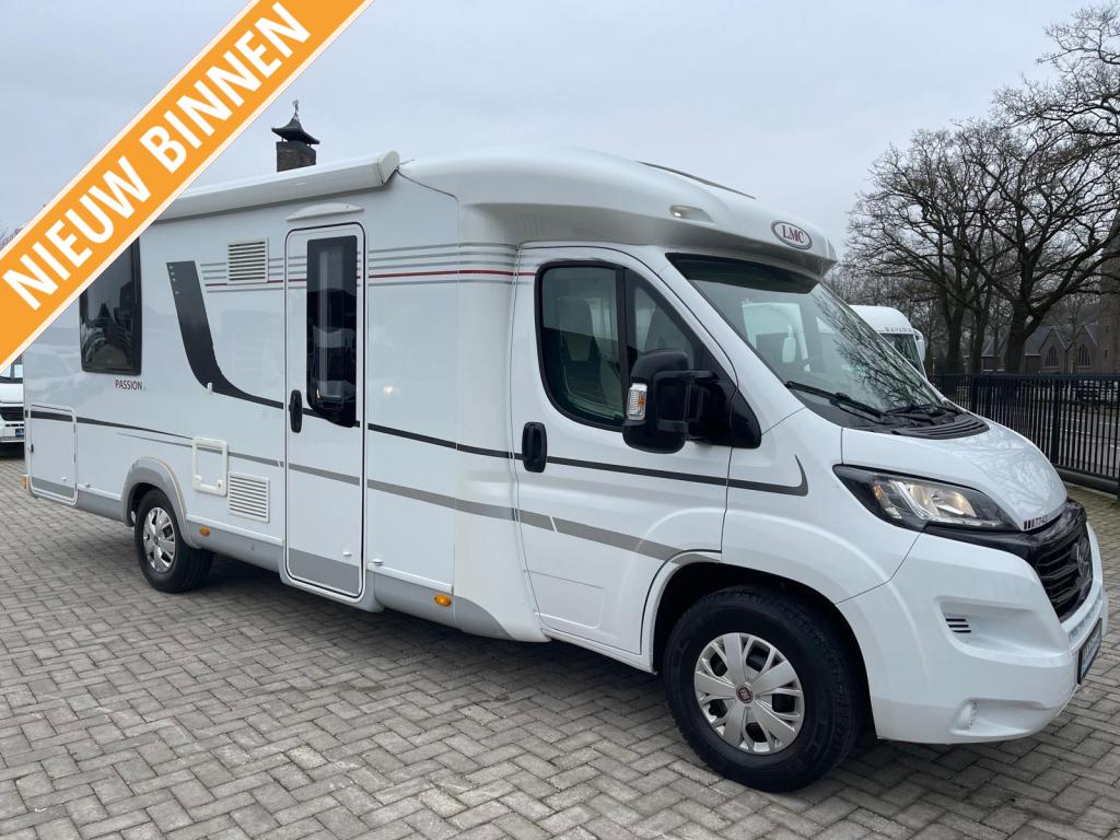 LMC Passion T743 Queensbed 2019 Euro 6 Nieuwstaat, Caravans en Kamperen, Campers, Bedrijf, Half-integraal, LMC, Fiat, Diesel, Handgeschakeld